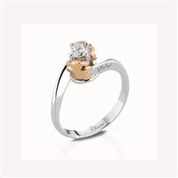 Anello Le Bebé Donna I Solitari in Oro bianco Diamante 0.1 Ct LBB222-14 - LBB222-14